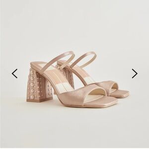 Dolce Vita Jemmy Pearl Heels in Champagne